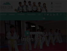 Tablet Screenshot of khaitanpublicschool.com